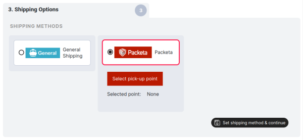 Phoca Cart Shipping Packeta plugin