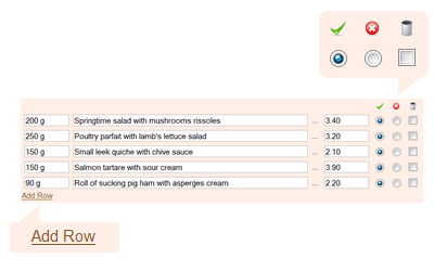 Phoca Restaurant Menu - Multiple Edit