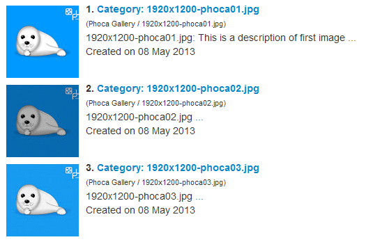 Phoca Gallery Search Results - Images