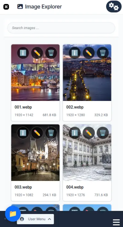 Phoca Mosaic Responsive - Explorer