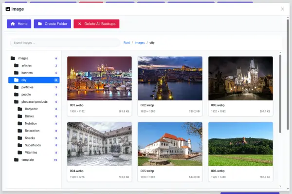 Phoca Mosaic Explorer