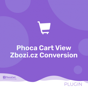 Phoca Cart View Zbozi.cz Conversion Plugin